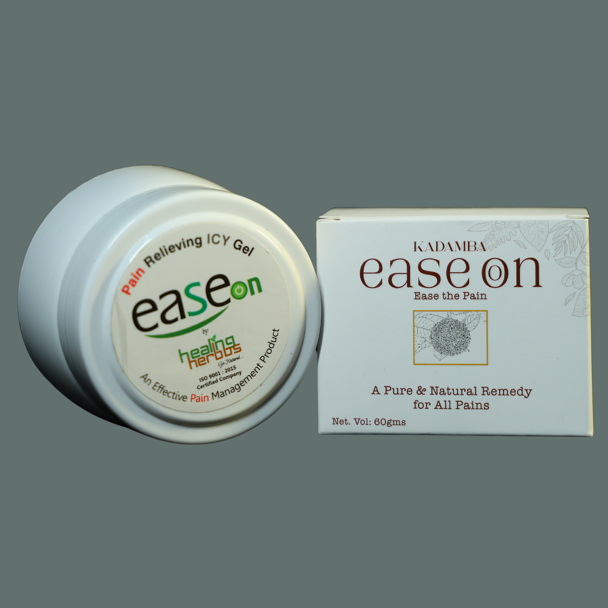 EaseOn - Natural Icy Pain Relieve Gel for Knee and Back Pain