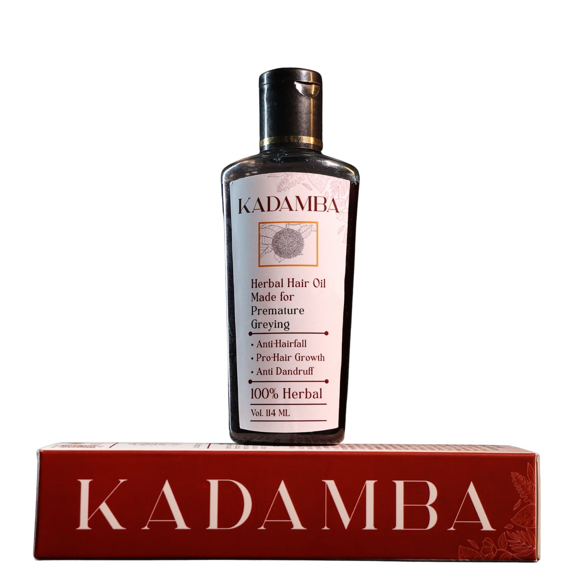 Kadamba Herbal Hair Oil - Anti Hair Fall & Hair Growth Formula | 100 ml