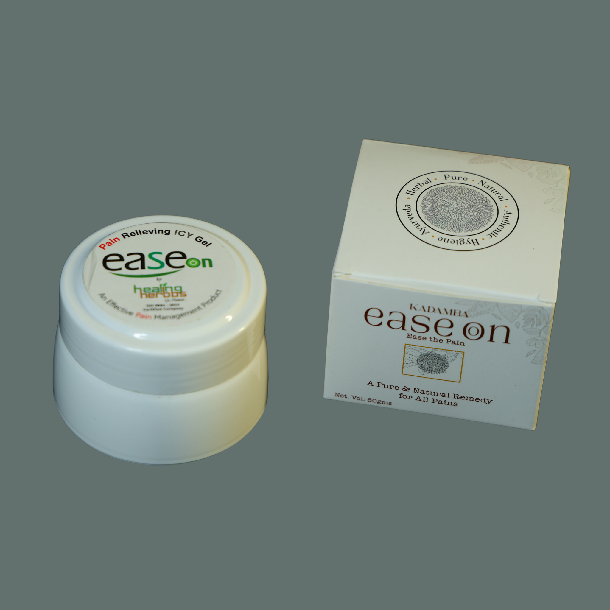 EaseOn - Natural Icy Pain Relieve Gel for Knee and Back Pain
