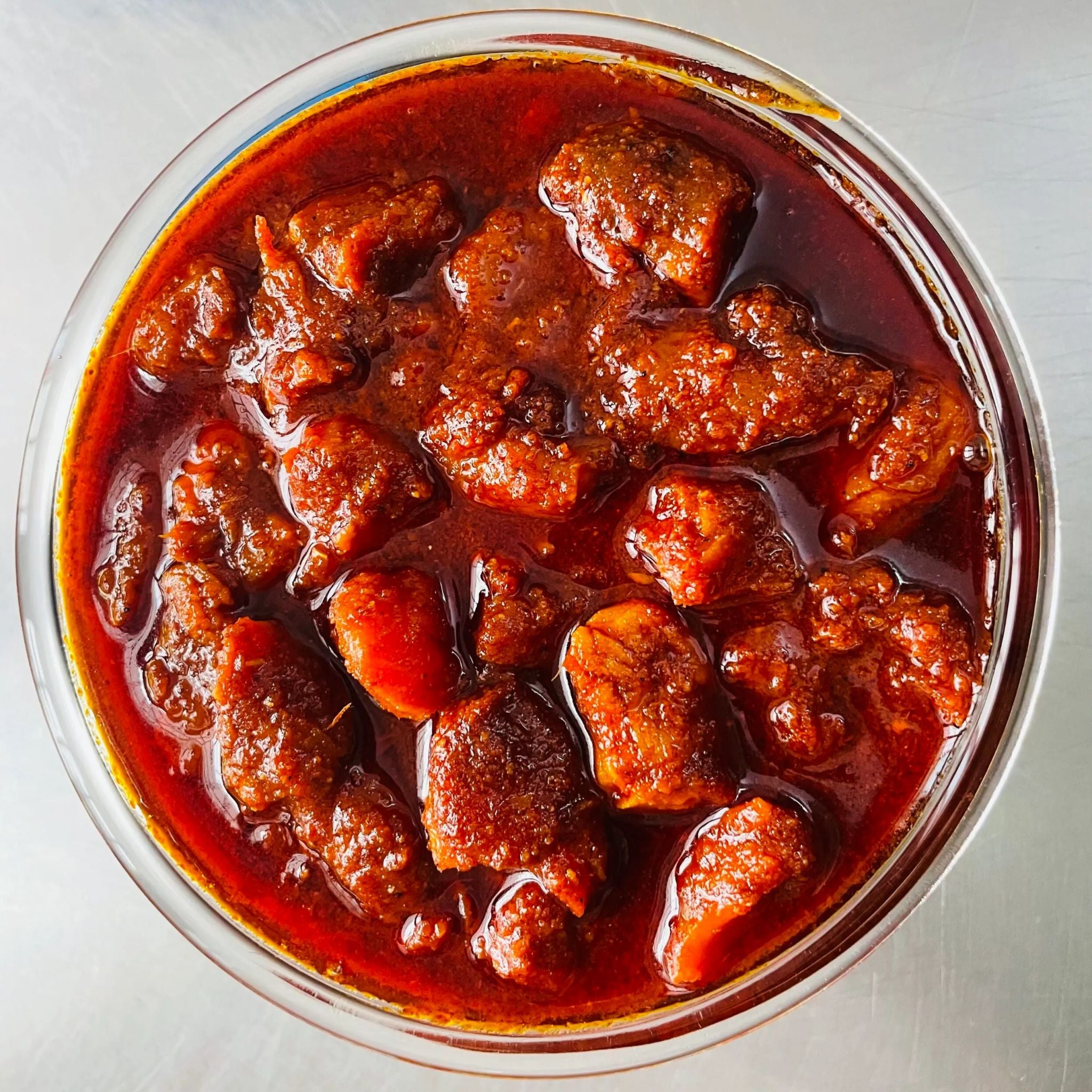 Andhra Chicken Pickle with Bone